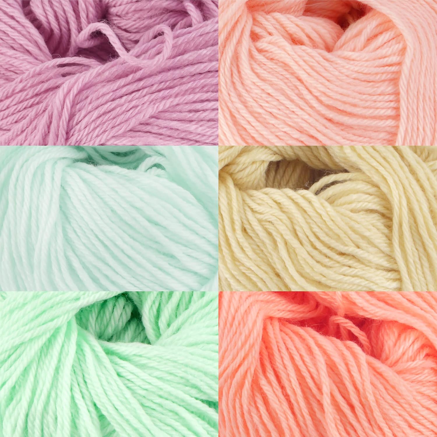JubileeYarn Oasis Bliss Yarn - 25g/Ball Baby Weight Acrylic Blend - Murugan - 6 Balls