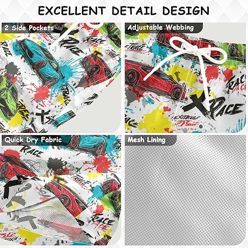 Miniatura 2 de Dussdil Boy's Boys Swim Trunks Kid's Toddler Swim Board Shorts Beach Swimwear Swimsuit Bathing Suits