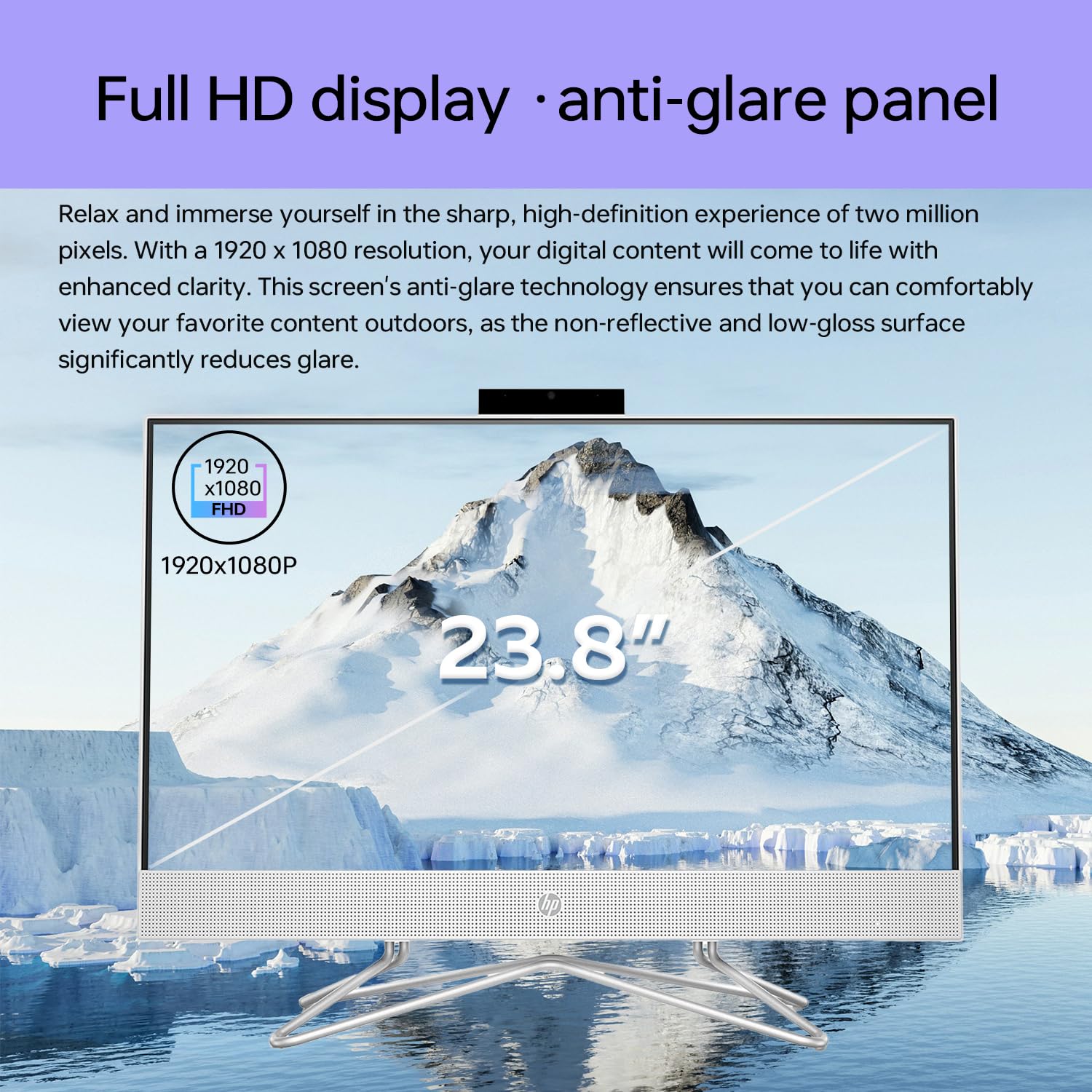 Amazon.com: HP 24 unidades diarias todo en uno, 23.8 pulgadas FHD