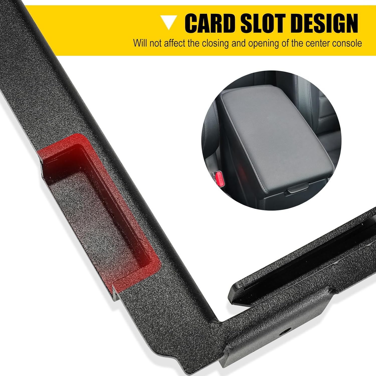 3mirrors Center Console Safe Gun Safe Box with Springs Hinge Compatible with Honda CR-V 2023-2025