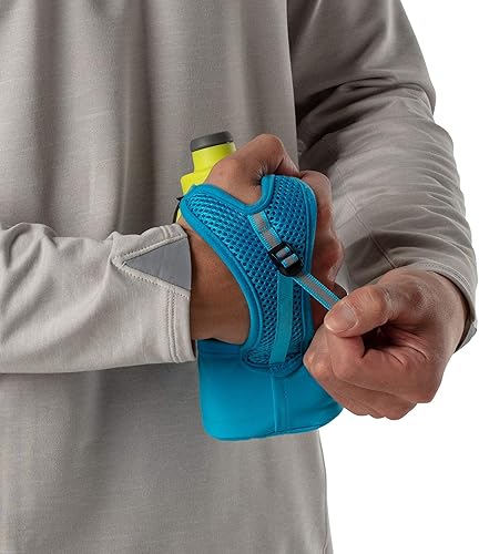 Miniatura 6 de Nathan Running Handheld Water Bottle Adjustable No-Grip Quick Squeeze Lite Hand Strap. Reflective Hydration