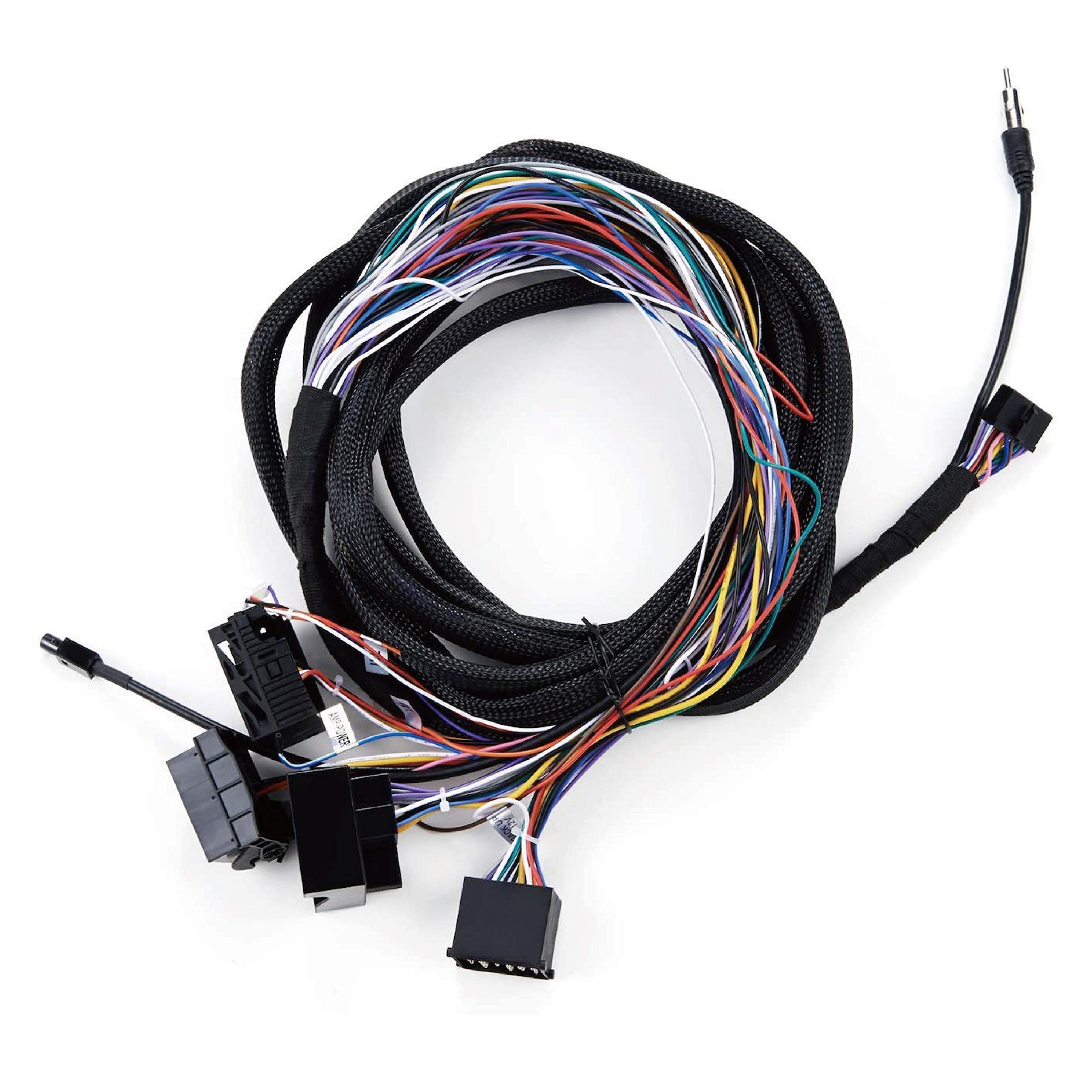 extended Installation Wiring Harness Cables 17 pin+ 40 pin Only fit for Amaseauido E46 Car Stereos