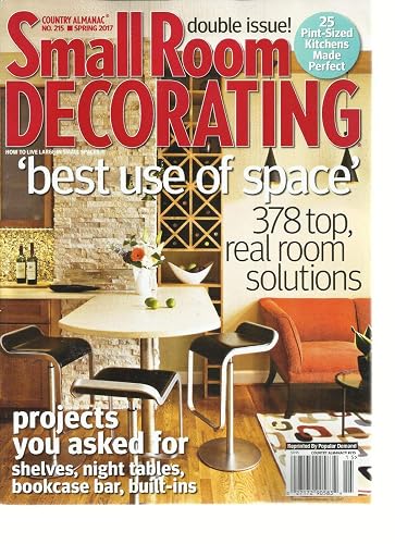 SMALL ROOM DECORATING, BEST USE OF SPACE BIG DOUBLE ISSUE!