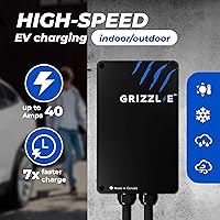 Vista 2 de Grizzl-E Classic, Level 2 240V / 40A - Cargador de vehículo eléctrico (EV), certificado UL, carcasa de metal, estación de carga rápida de pared