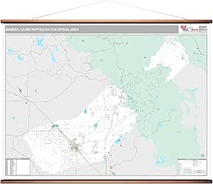 Amazon.com: Madera, CA Metro Area Wall Map - 2018 - ZIP Codes ...