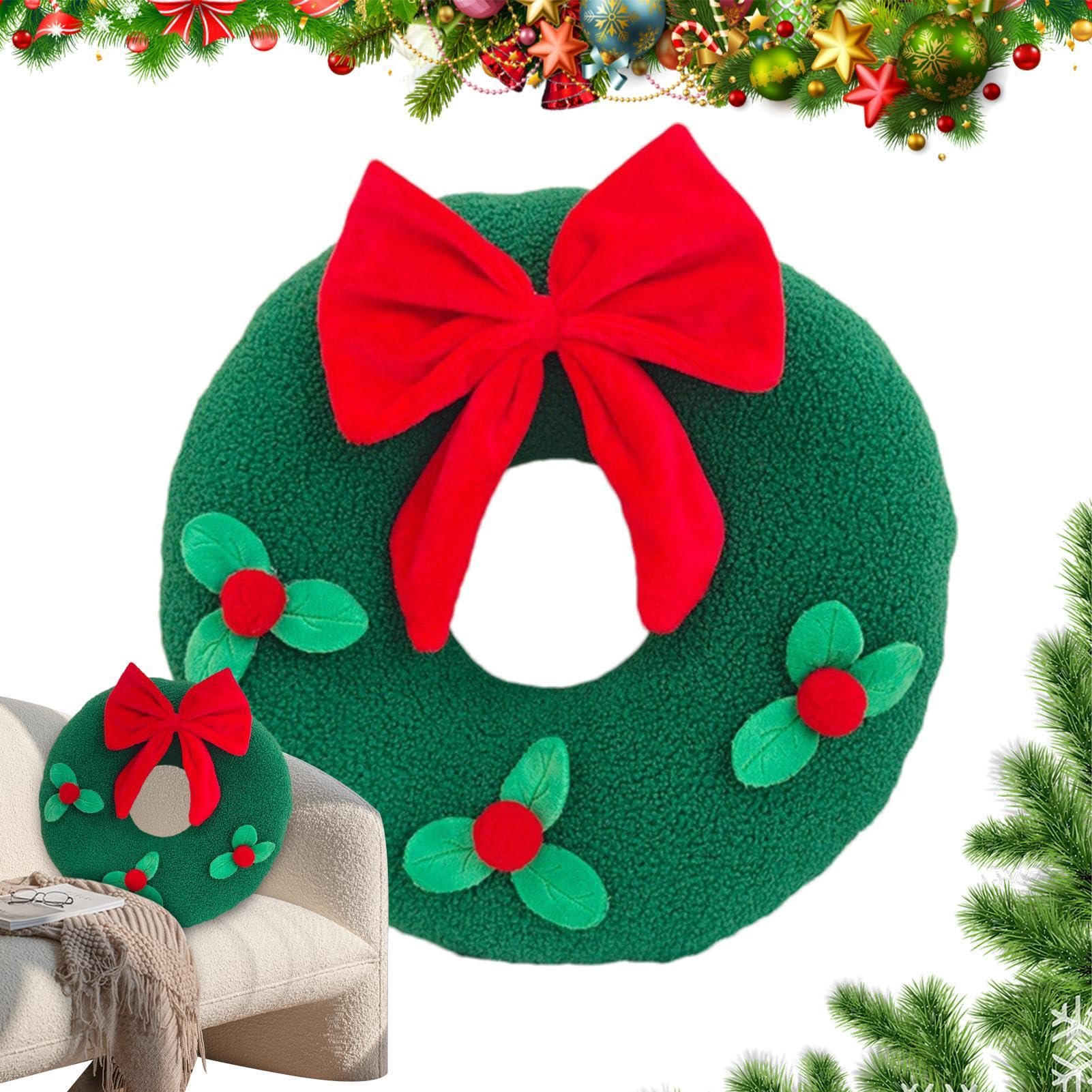 Coussin décoratif de Noël avec motif igloo pour salon cocooning