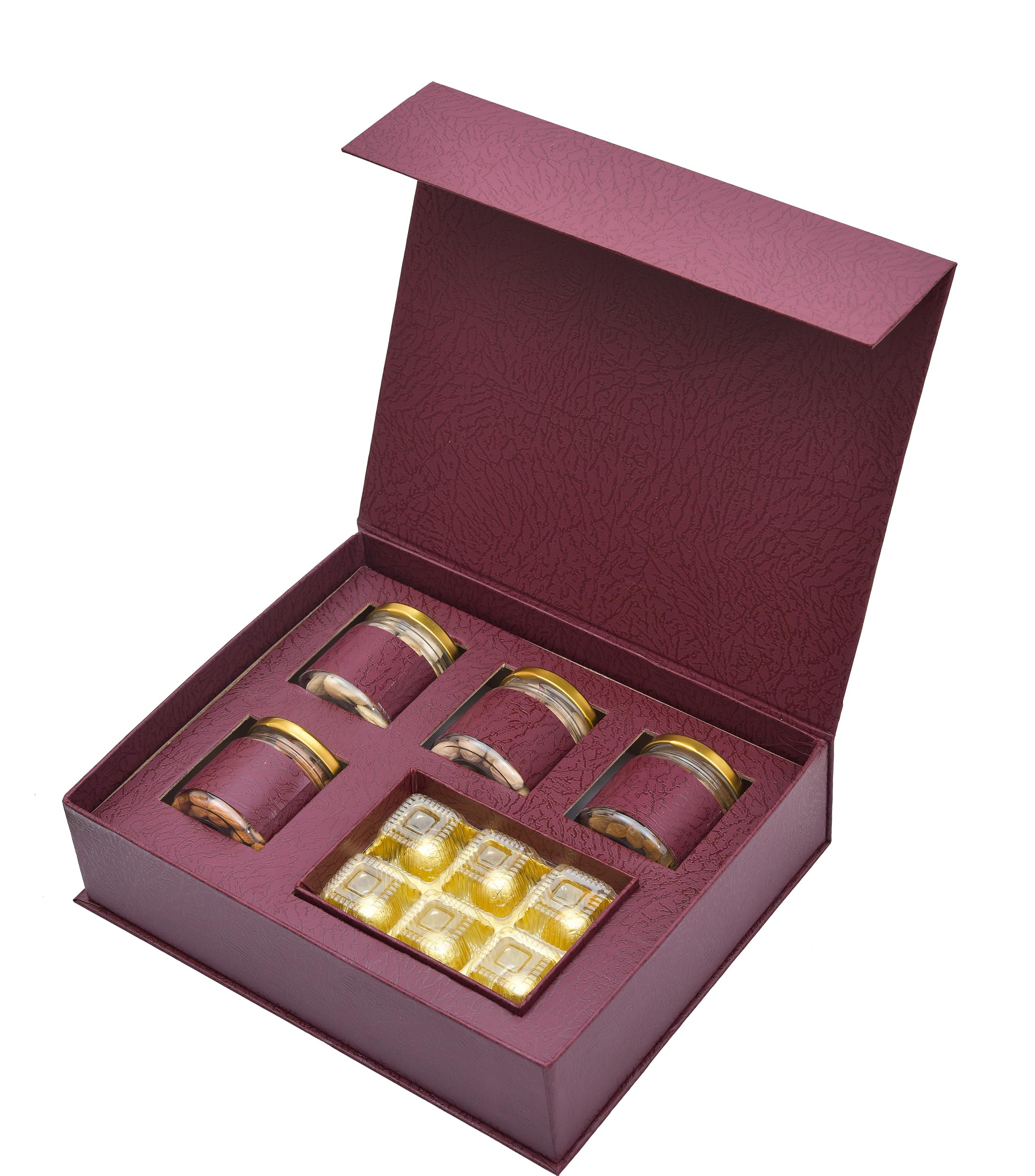 NUTRI MIRACLE Rakhi With Dry Fruits And Chocolate | Rakhi With Dry Fruits And Chocolates Gift | Return Gift For Raksha Bandhan | Rakhi Set For Bhaiya Bhabhi 4
