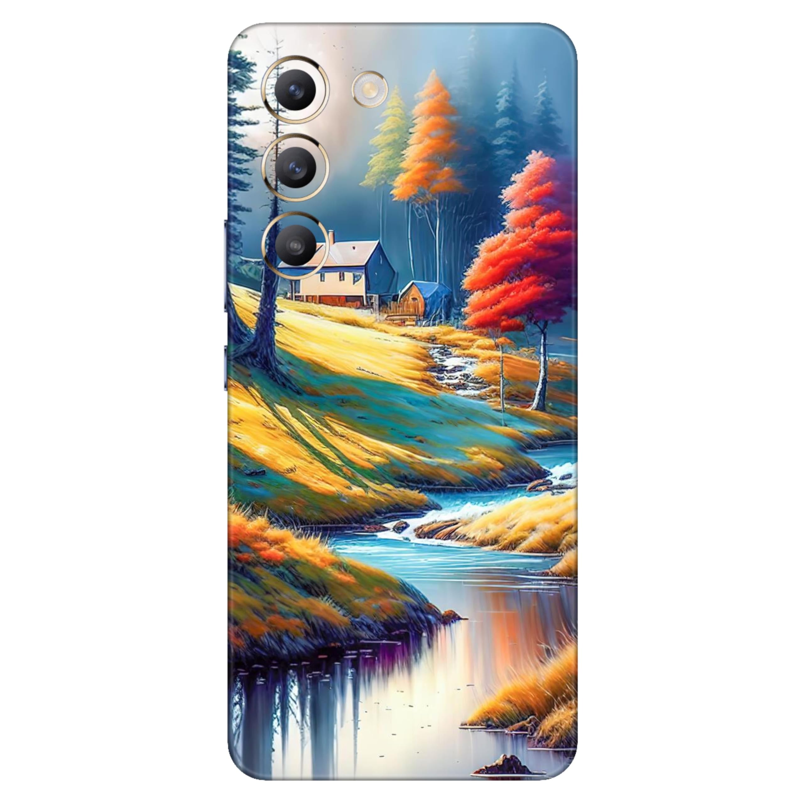 SKINADDA Mobile Skin Sticker Compatible with VIVO T3 5G Skin Not Back Cover, Camera & Back Protector Mobile Skin Wrap; VIVO T3 5G-JF-060