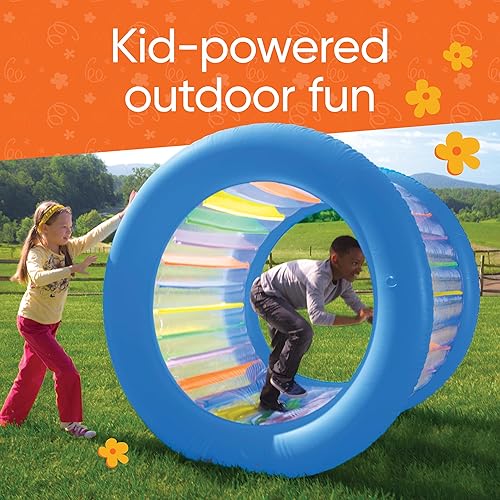 Miniatura 2 de Rueda inflable gigante de gran resistencia para uso al aire libre juguete activo para niños y adultos diámetro interior de 51