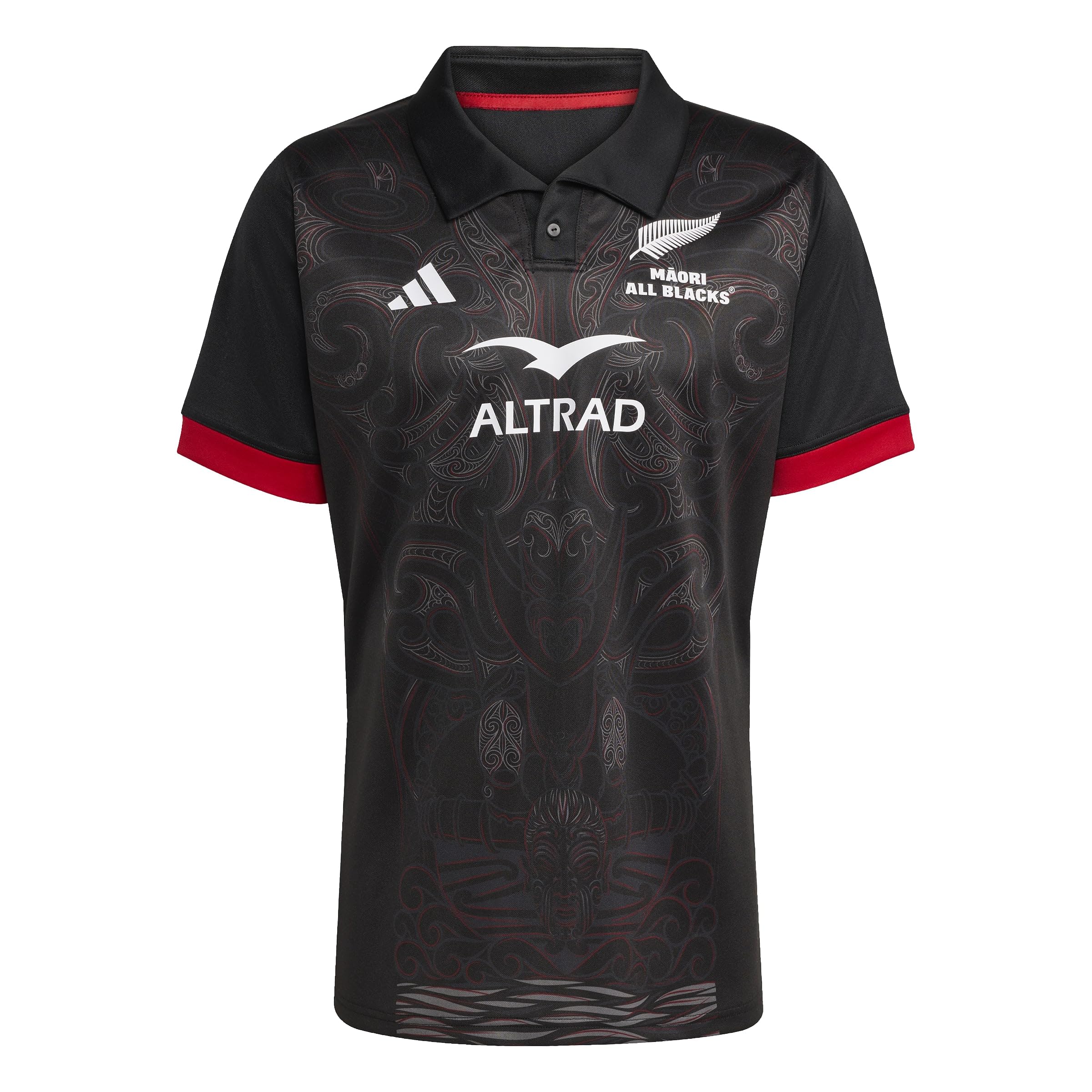 adidas Herren Maori All Blacks Home Men Kurzärmelig (1er Pack)