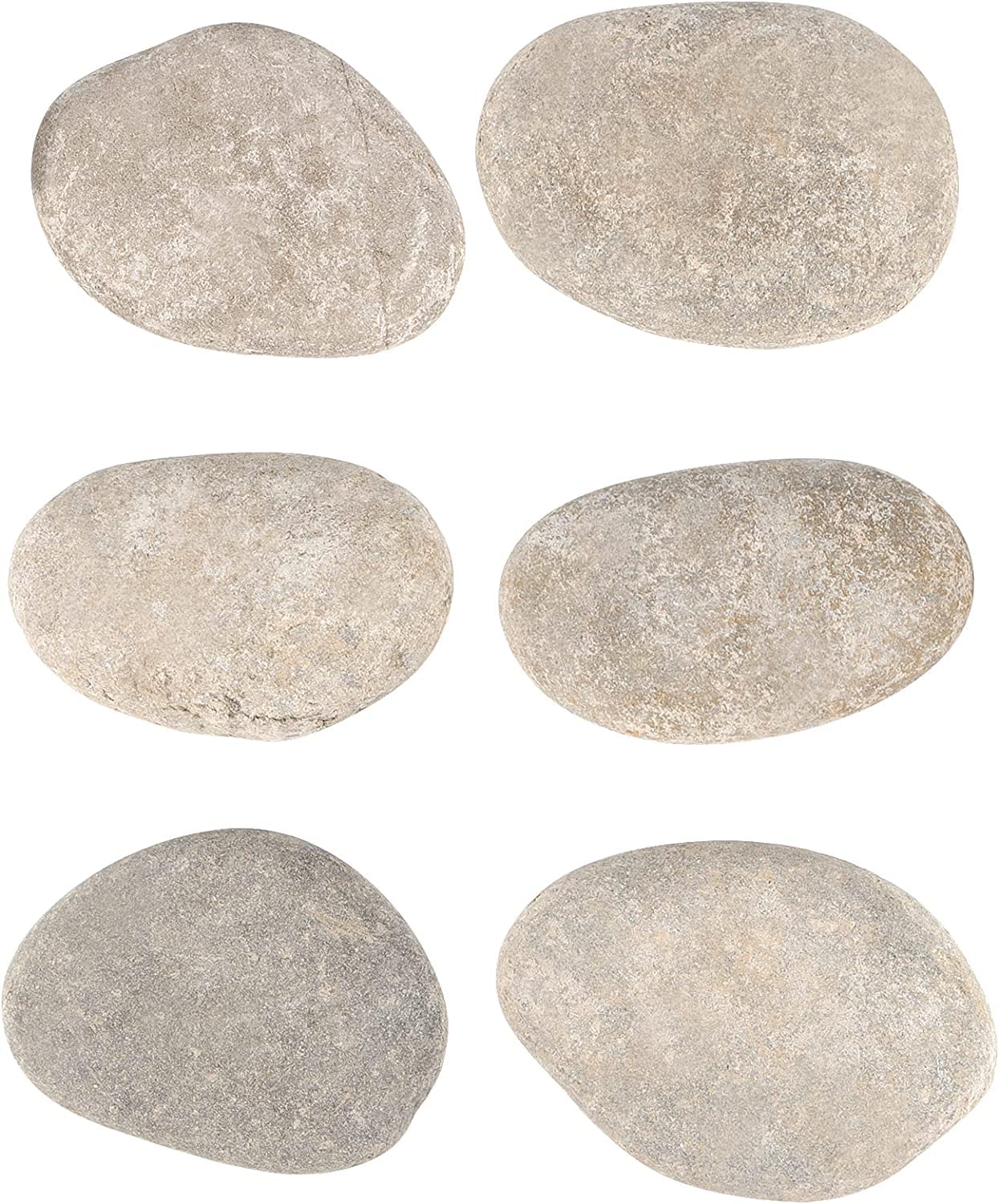 12 Rocce Piatte Extra Large Per Dipingere 10-13 Cm, Pietre Di Fiume