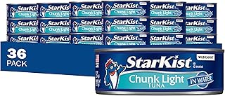 StarKist Chunk Light Tuna in Water, 12 - 5 oz Cans (Pack of 3) - 36 Tota...
