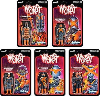 super7 THE WORST 3.75インチフィギュア　6種セット Amazon.com: Super7 The Worst X-5 (The Annihilator) - 3.75