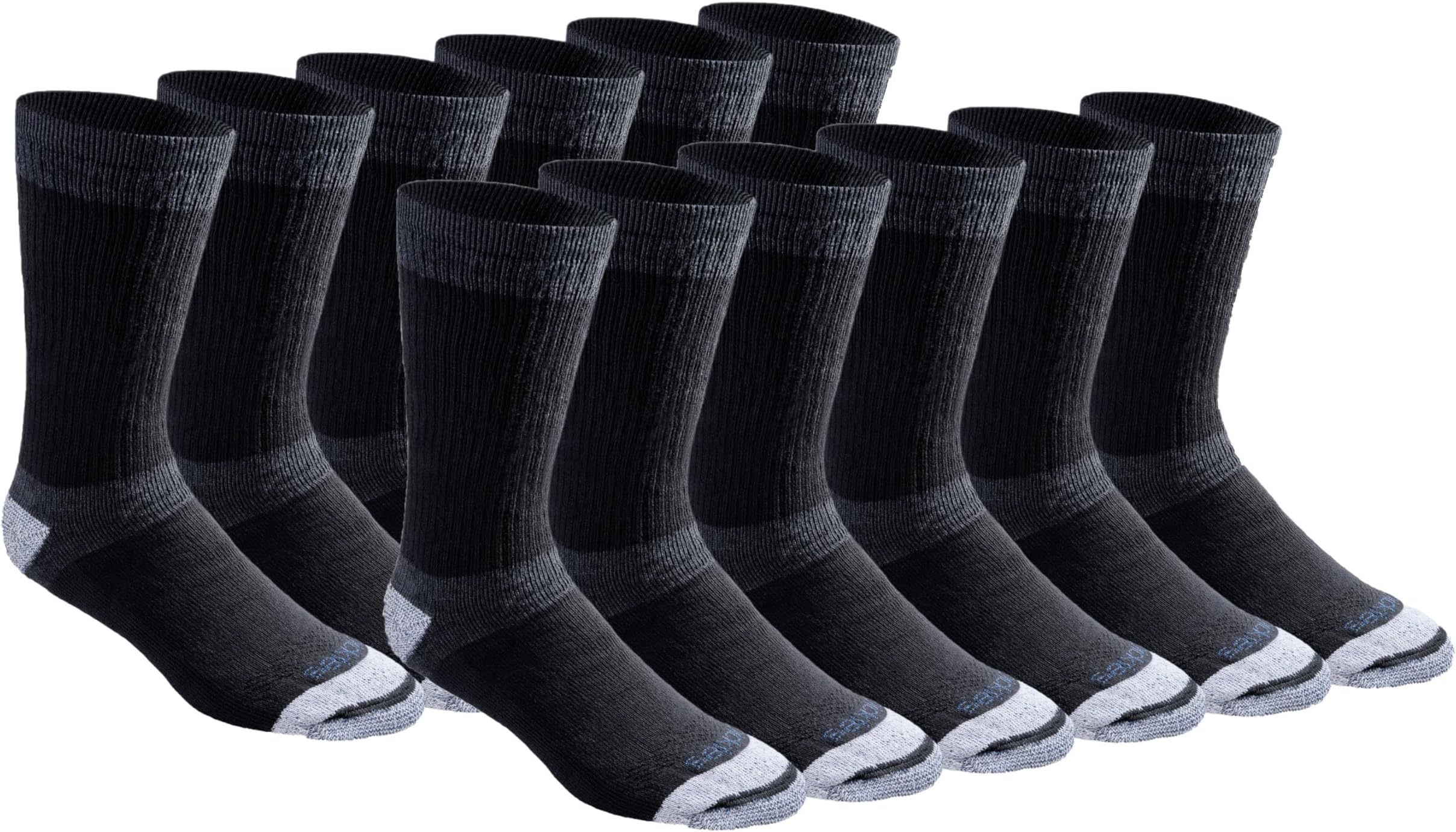 Dickies Men's Men's Dri-tech Moisture Control Comfort Length Crew Socks Socks (pack of 6)