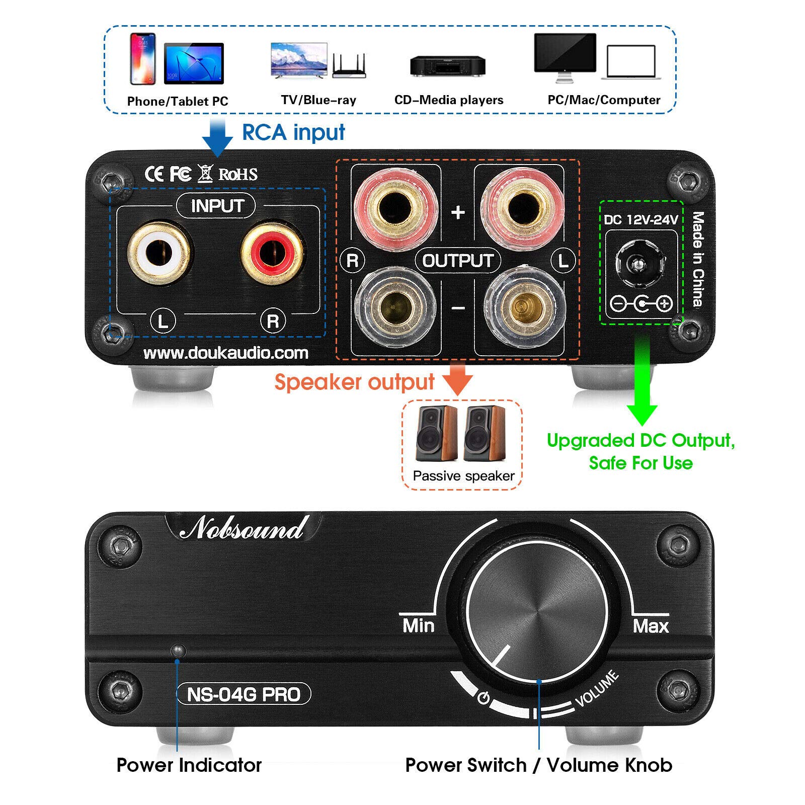 Versterkers Audio System HELON-SERIES 1-Kanaals Krachtige Digitale MONO Versterker H 33001 D 24v