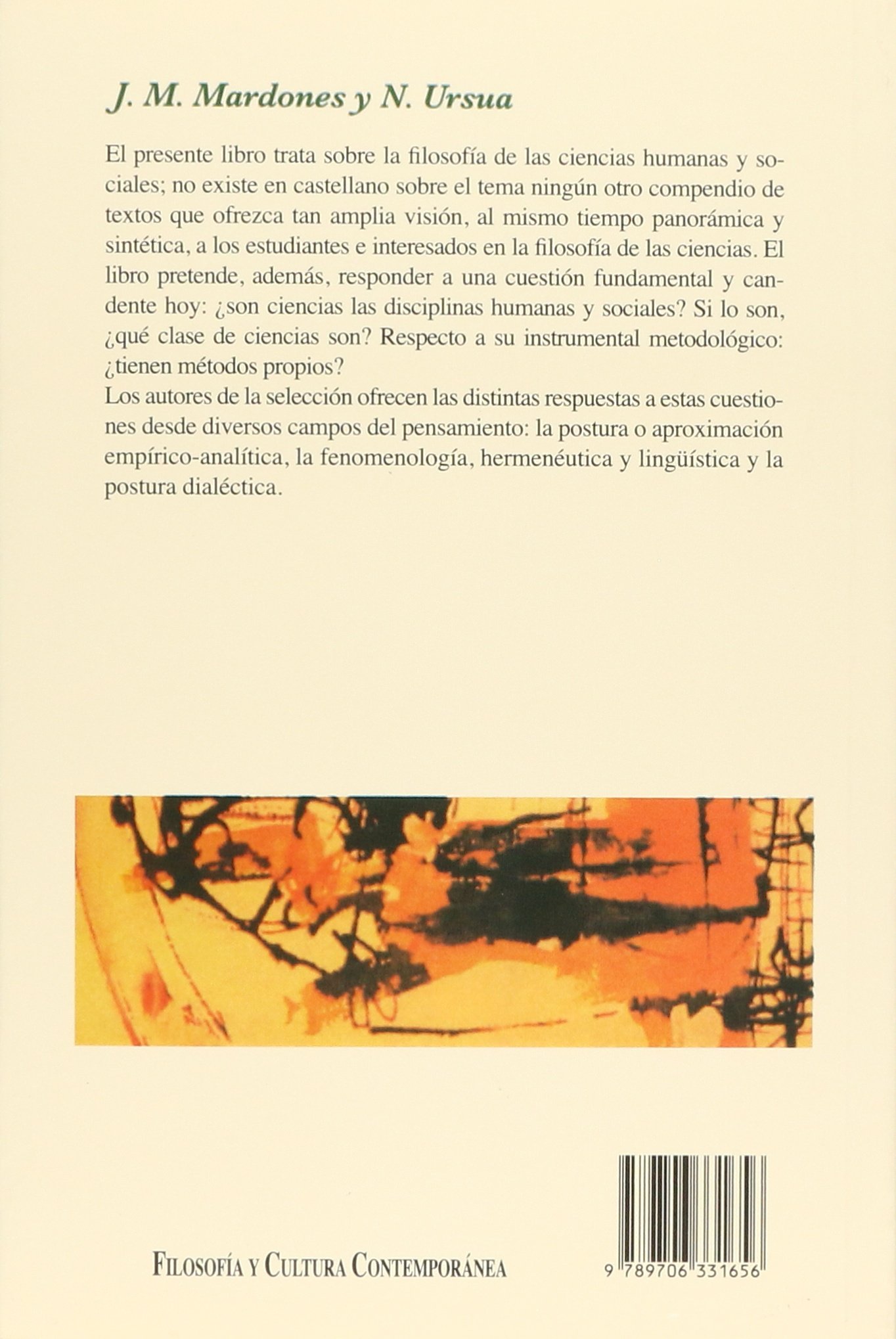 filosofia de las ciencias humanas y sociale