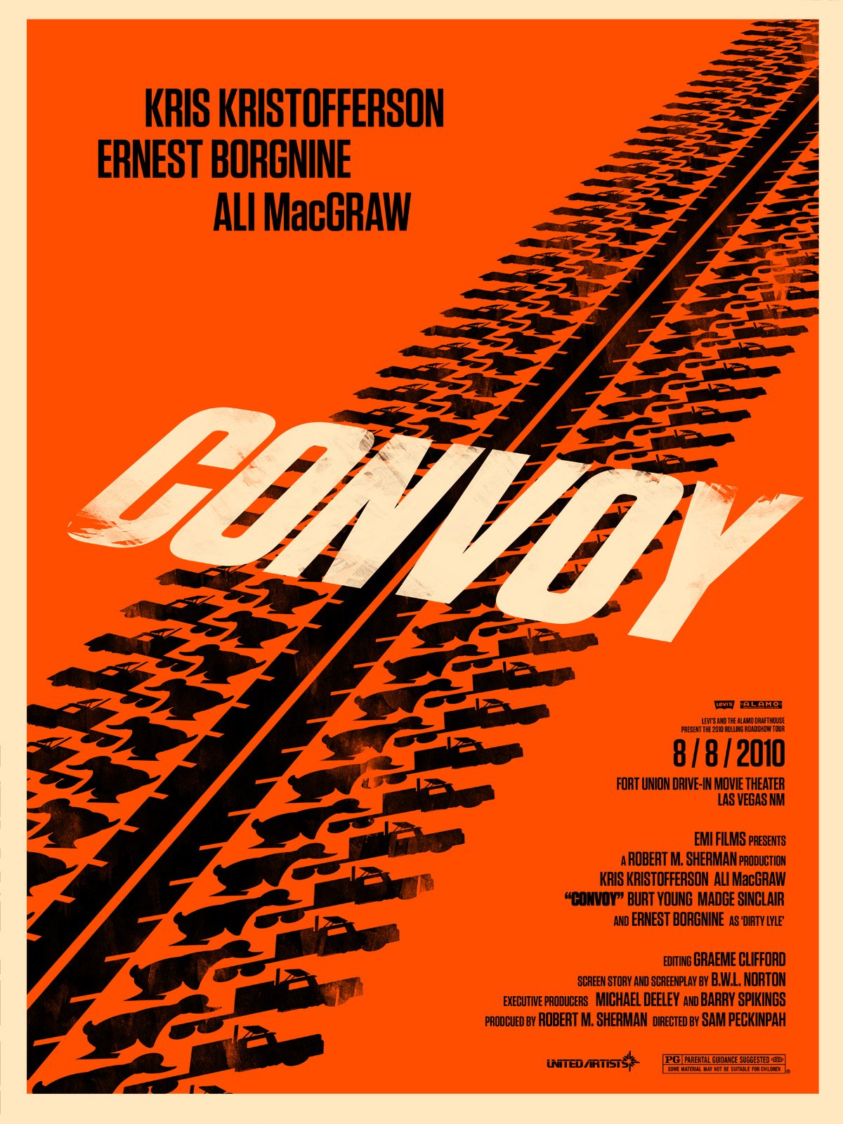 12X8 Inches Convoy Movie Poster Print Approx Size