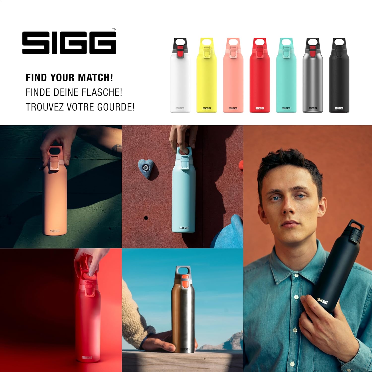 SIGG - Insulated Flask - Thermo Hot & Cold ONE Light - Fruit Filter- BPA-Free - Stainless Steel - 19 Oz - Image 6