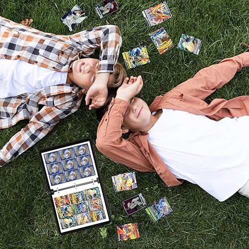 Miniatura 6 de HESTECH Card Binder 9-Pocket for Trading Card Games TCG, 900 Pockets Card Holder with 50 Removable Sleeves with Zipper for Baseball Football Sports