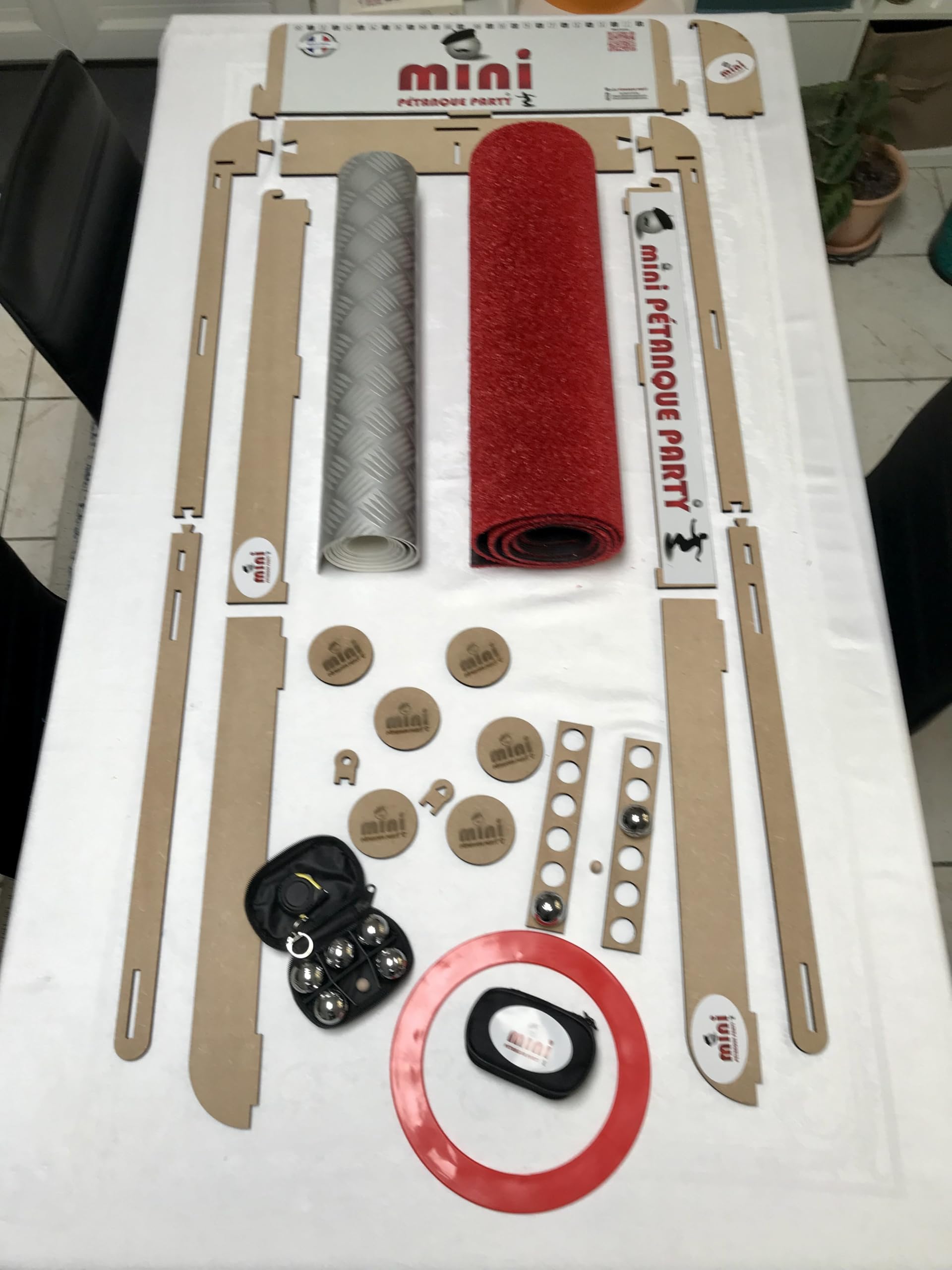 Kit Plegable de Mini Petanca de Mesa