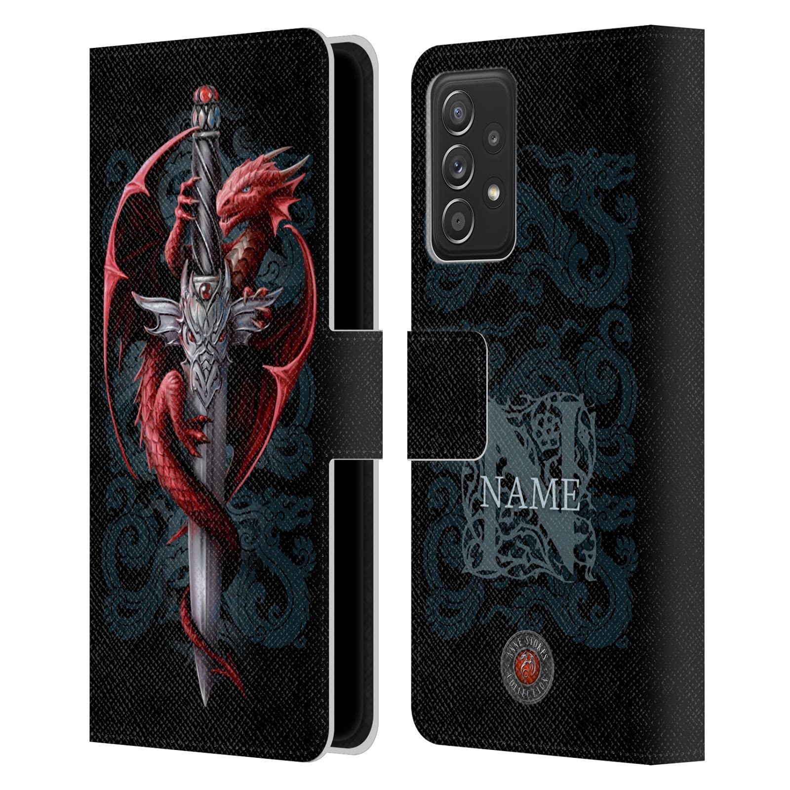 Étui en cuir Galaxy A52 Anne Stokes Dague - 8