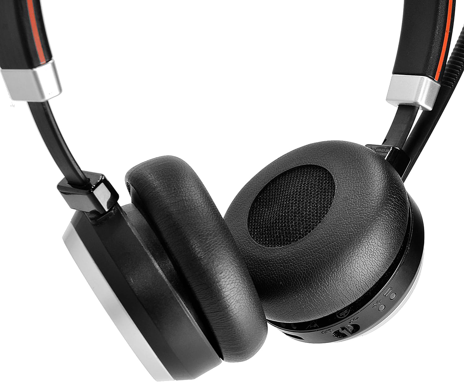 Evolve 65 Ear Pads Replacement Earpads Cover Cushions Compatible with Jabra Evolve 65UC / 65MS / 40UC / 40MS / 30US / 30II / 20SE / 20UC / 20MS Headset, All-Day Comfort Design