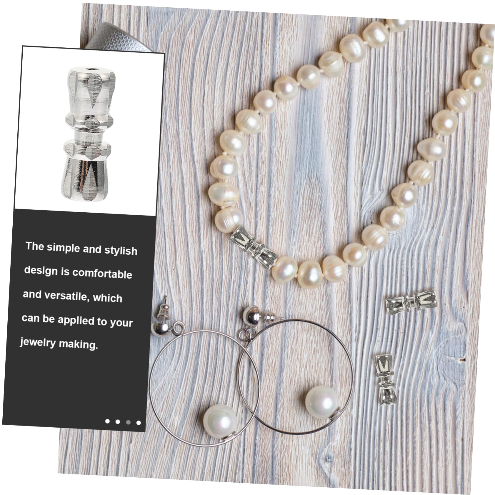 VILLCASE Lot De 30 Fermoirs À Vis En Laiton Pour Fabrication De Bijoux Embouts De Bracelet Connecteurs De Chaîne 30 Pièces