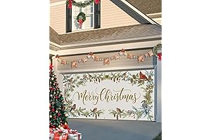 Christmas Garage Door Banner Cover 7 x 16 ft