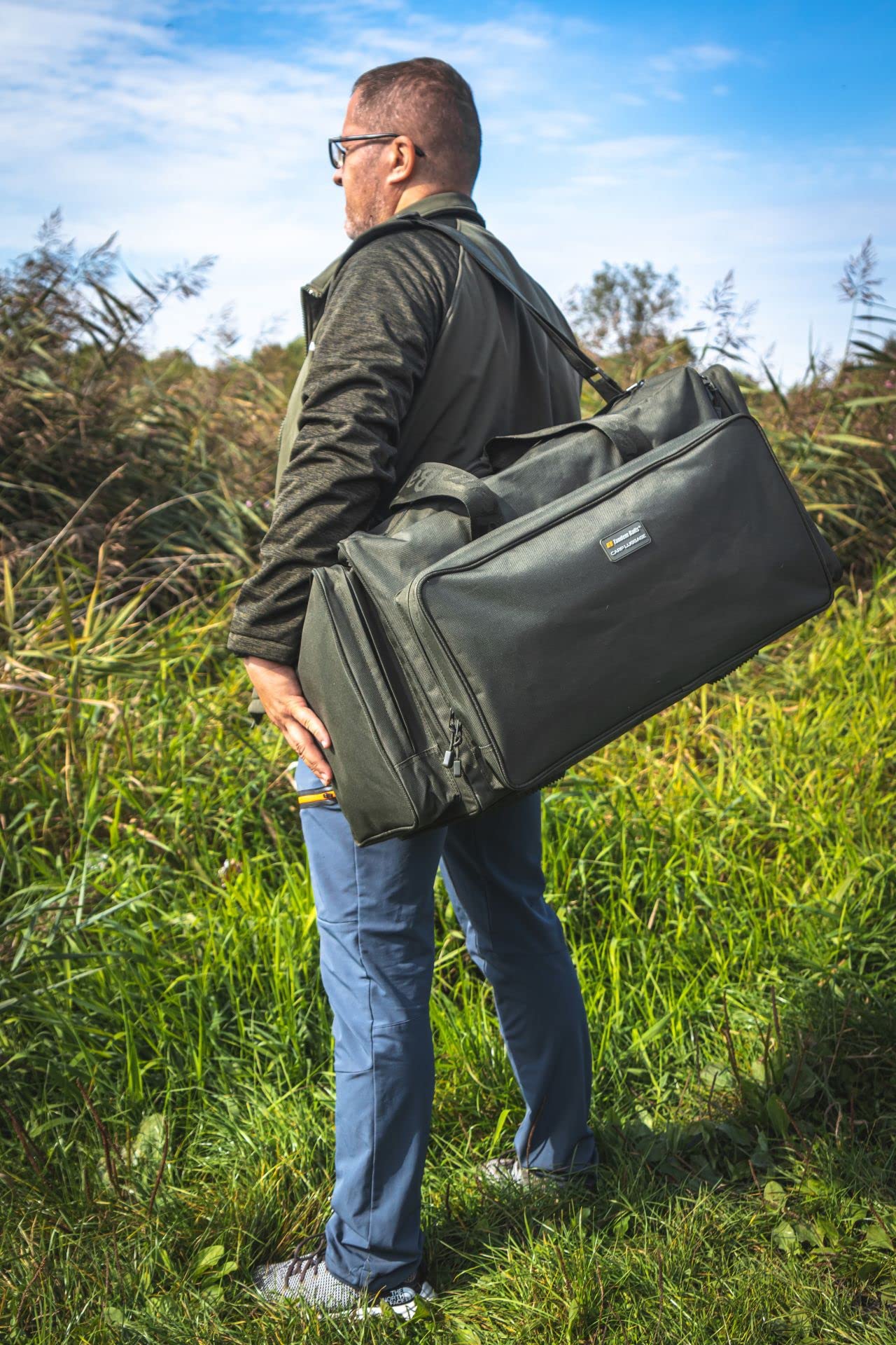 Tandem Baits Enforcer Carryall XL Borsa da Pesca Grande Borsone Carpfishing Accessori Attrezzatura da Pesca
