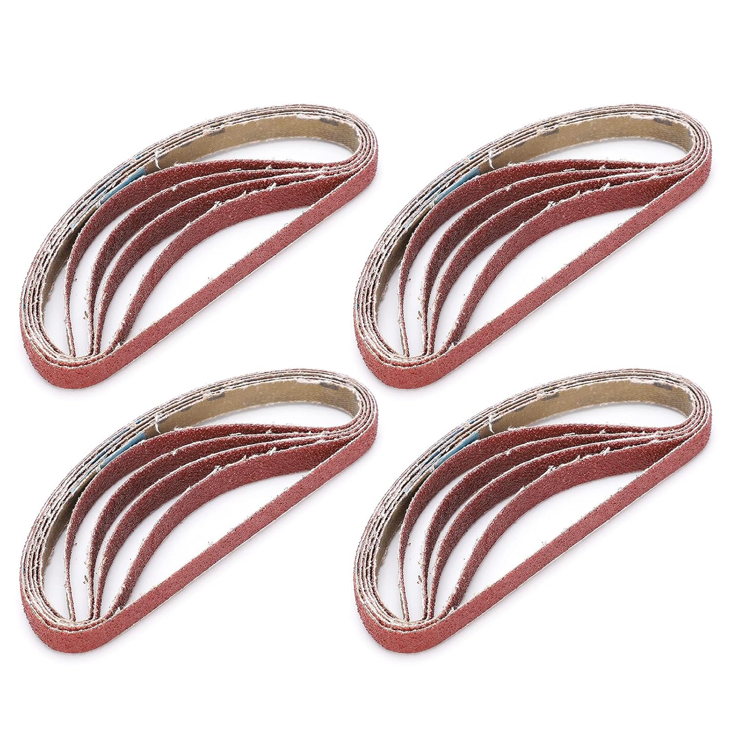 Sandpaper Belt 330x10mm, 20Pcs Sandpaper Belt 330x10mm Sanding Abrasive