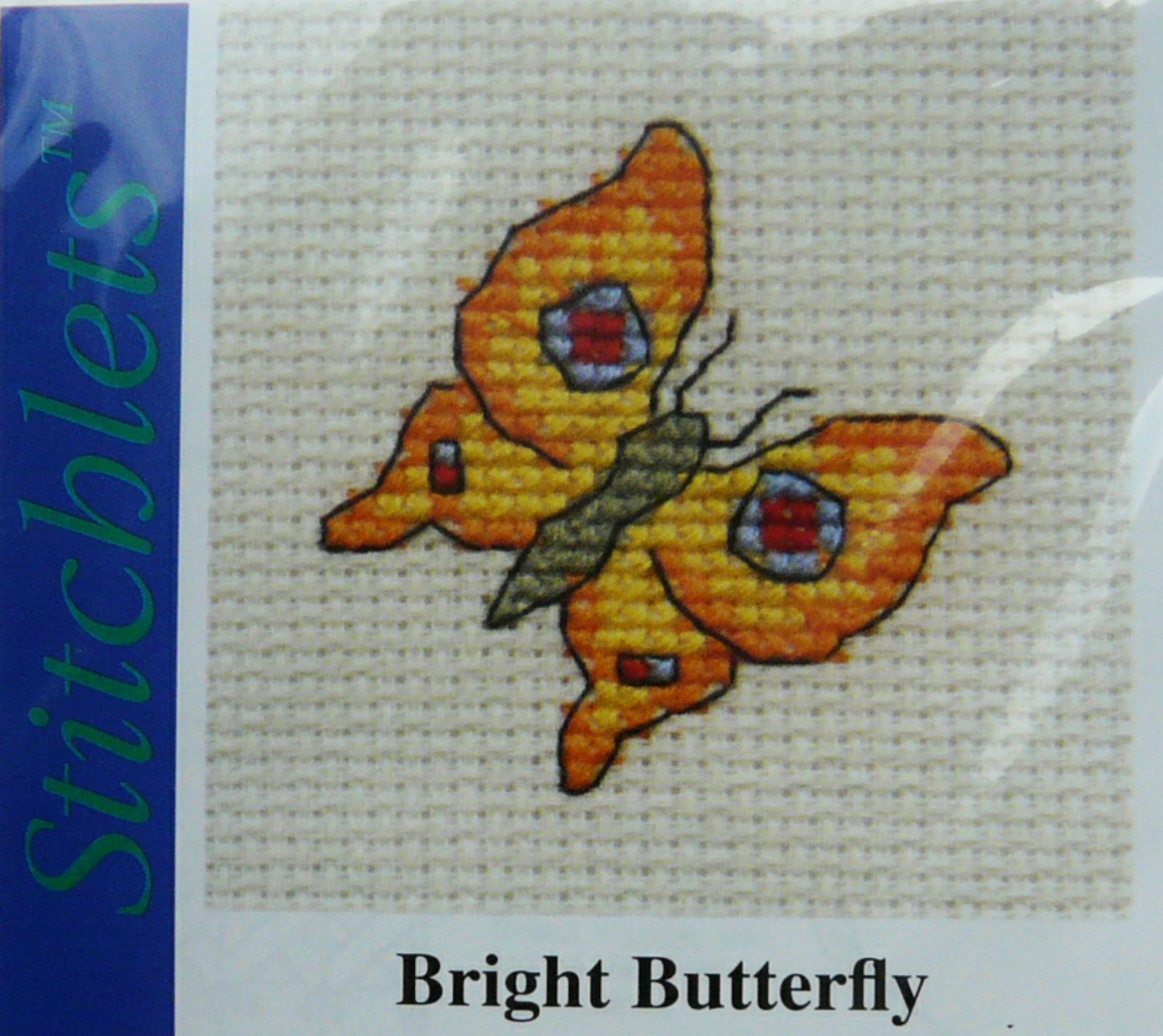 Mouseloft Mini counted Cross Stitch kit - Bright Butterfly