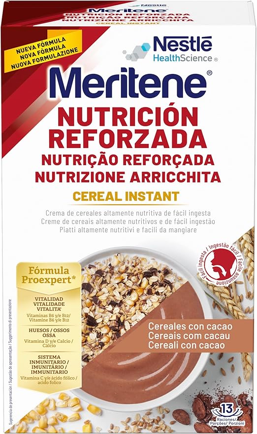 Imagen de Meritene Cereales Cacao en Polvo para Disfagia 🍫 520g en OfertitasTOP