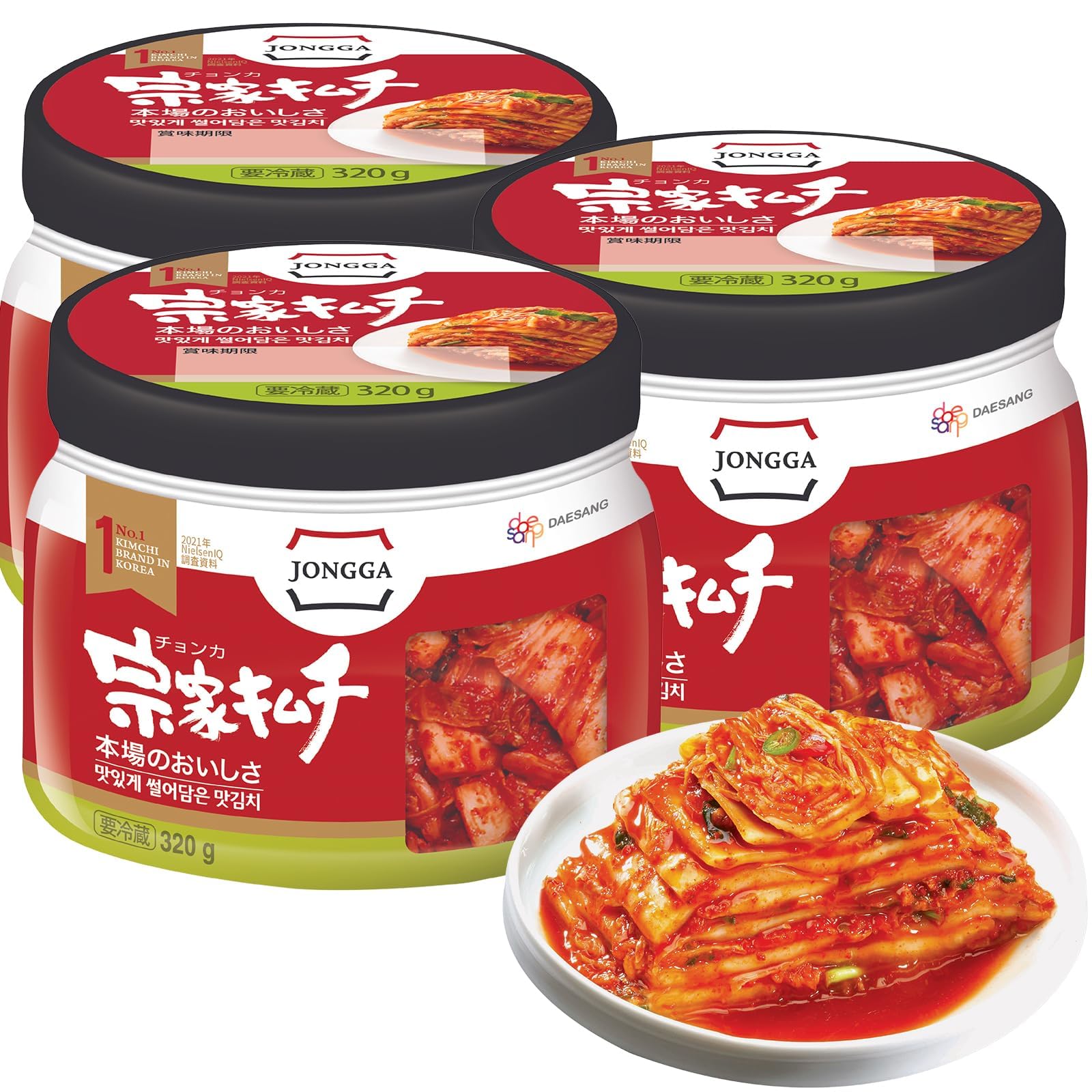Amazon.co.jp: 【宗家キムチ 320g 3個セット】韓国 キムチ kimuchi 