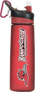 The Fanatic Group Ramapo College of New Jersey Tritan Plastic Frosted Sport Bottle, Design-1 - Burgundy