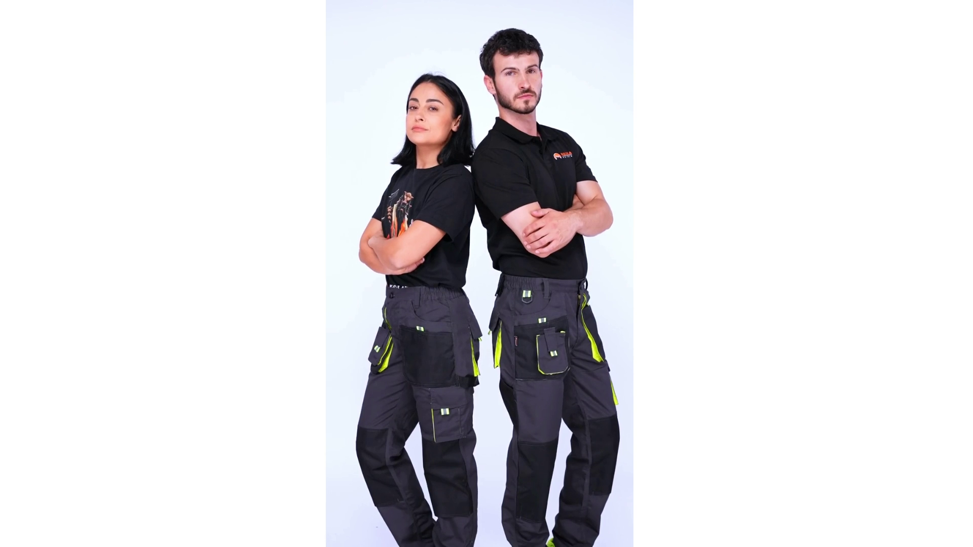 Pantaloni Cargo Combat Da Lavoro Construct - Uomo - Mix Poliestere Cotone - Taglie Forti (71-132 Cm) - 4