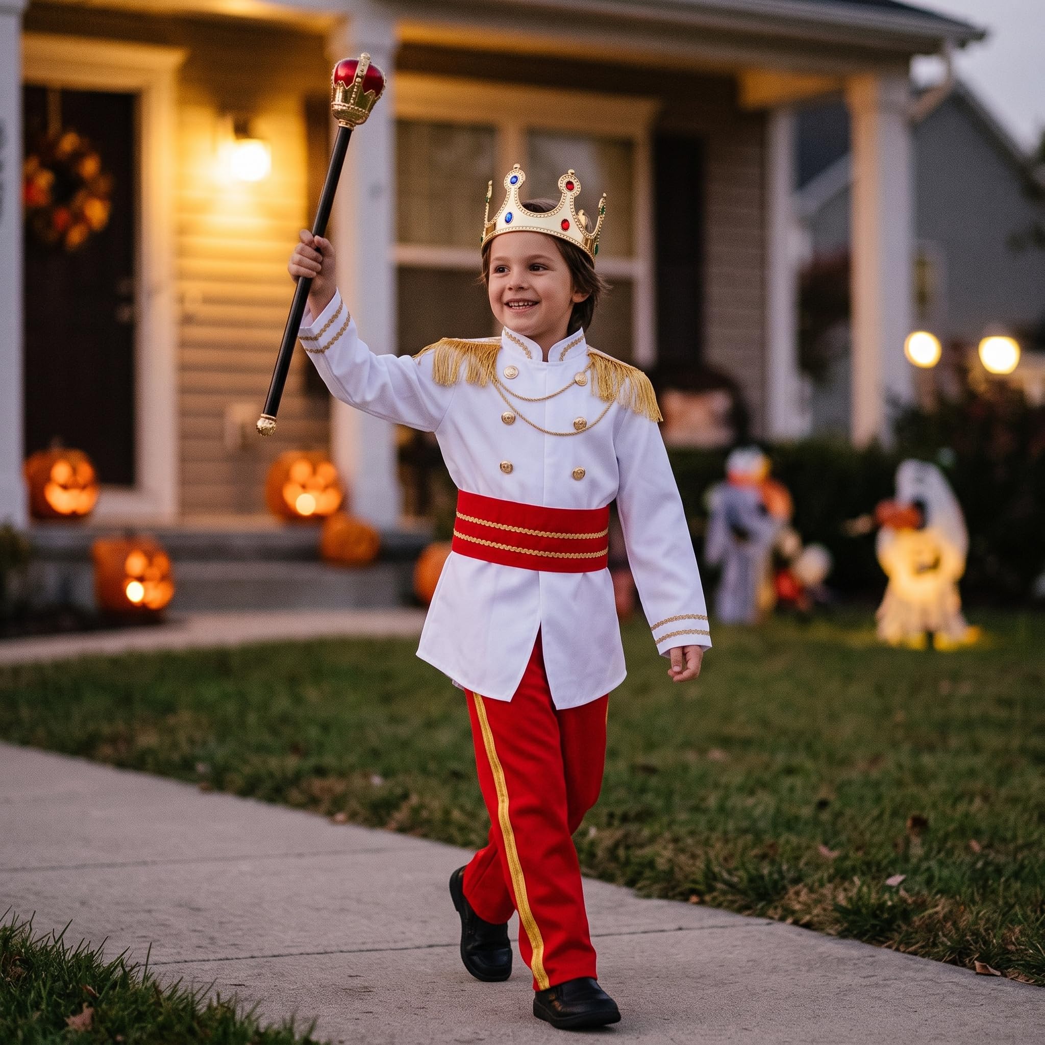 König Kostüm Komplettset für n – Verkleidung mit und für Halloween & Fasching