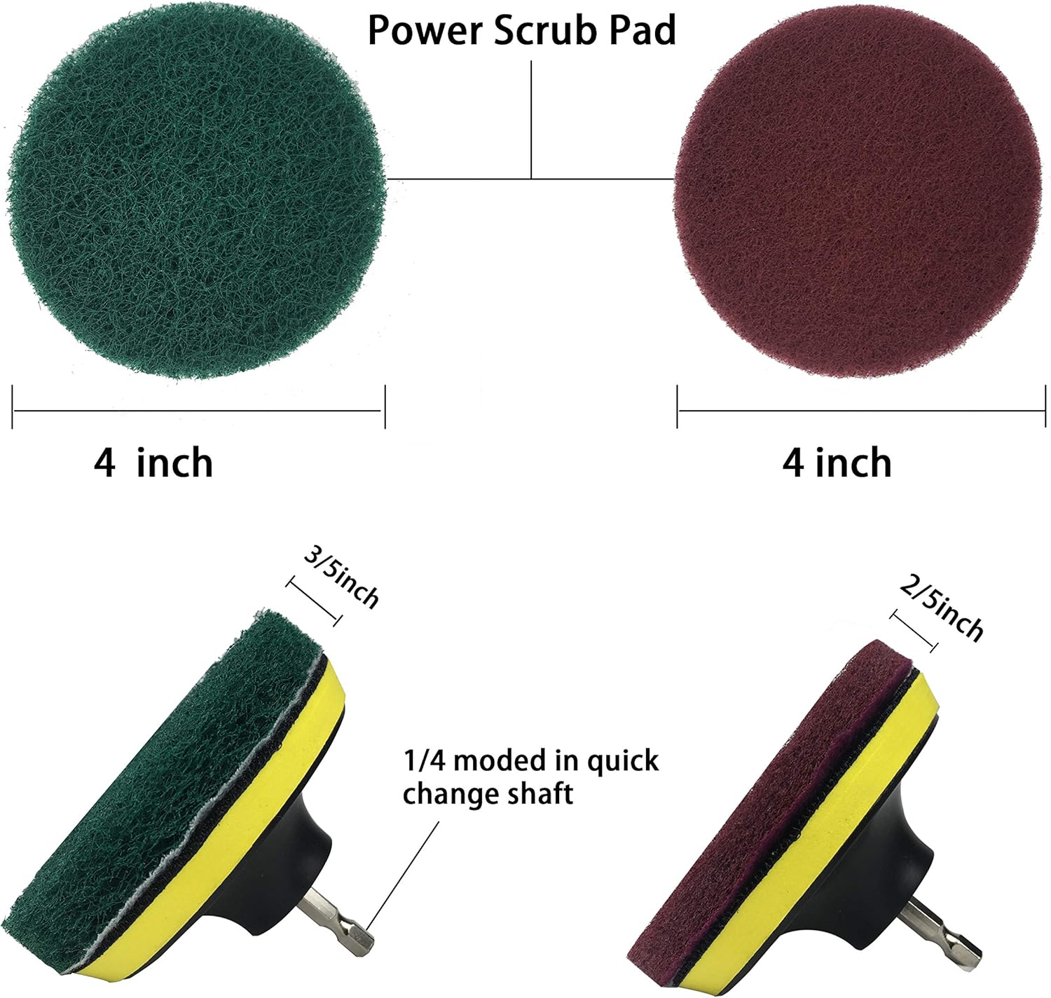 Best Deal π Drill Brush Attachments Set, Scrub Sponge, Scouring Pads Power Scrubber Kit with Extend Attachments for Cleaning Bathroom, Kitchen, Upholstery, Shower, Grout, Tiles, Tube, Corner, Carpet, 15 Pieces Free Shipping Offer Drill Brush Attachments Set, Scrub Sponge, Scouring Pads Power Scrubber Kit with Extend Attachments for Cleaning Bathroom, Kitchen, Upholstery, Shower, Grout, Tiles, Tube, Corner, Carpet, 15 Pieces