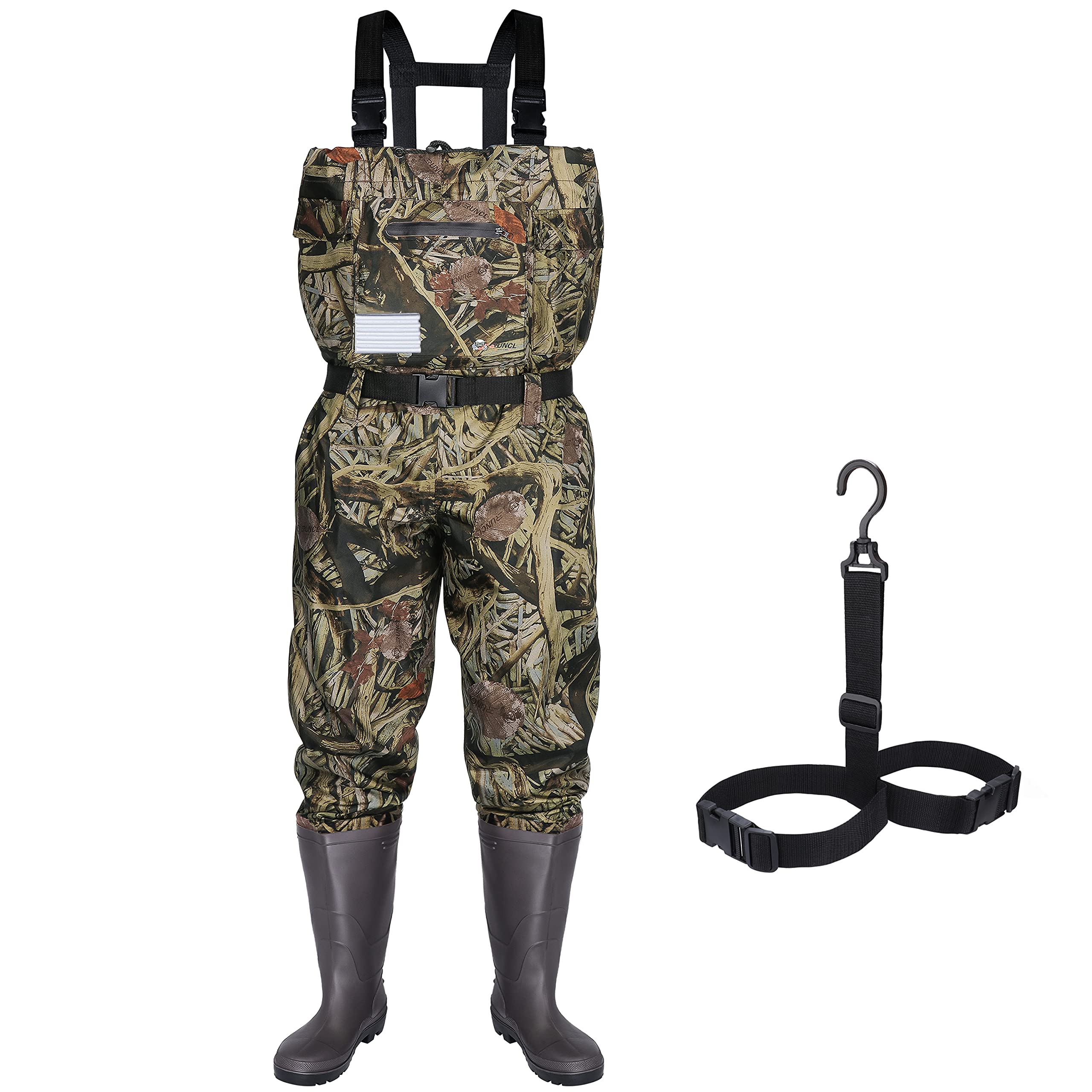 RUNCL Chest Waders with Boots Fishing Waders WaistHigh Waders