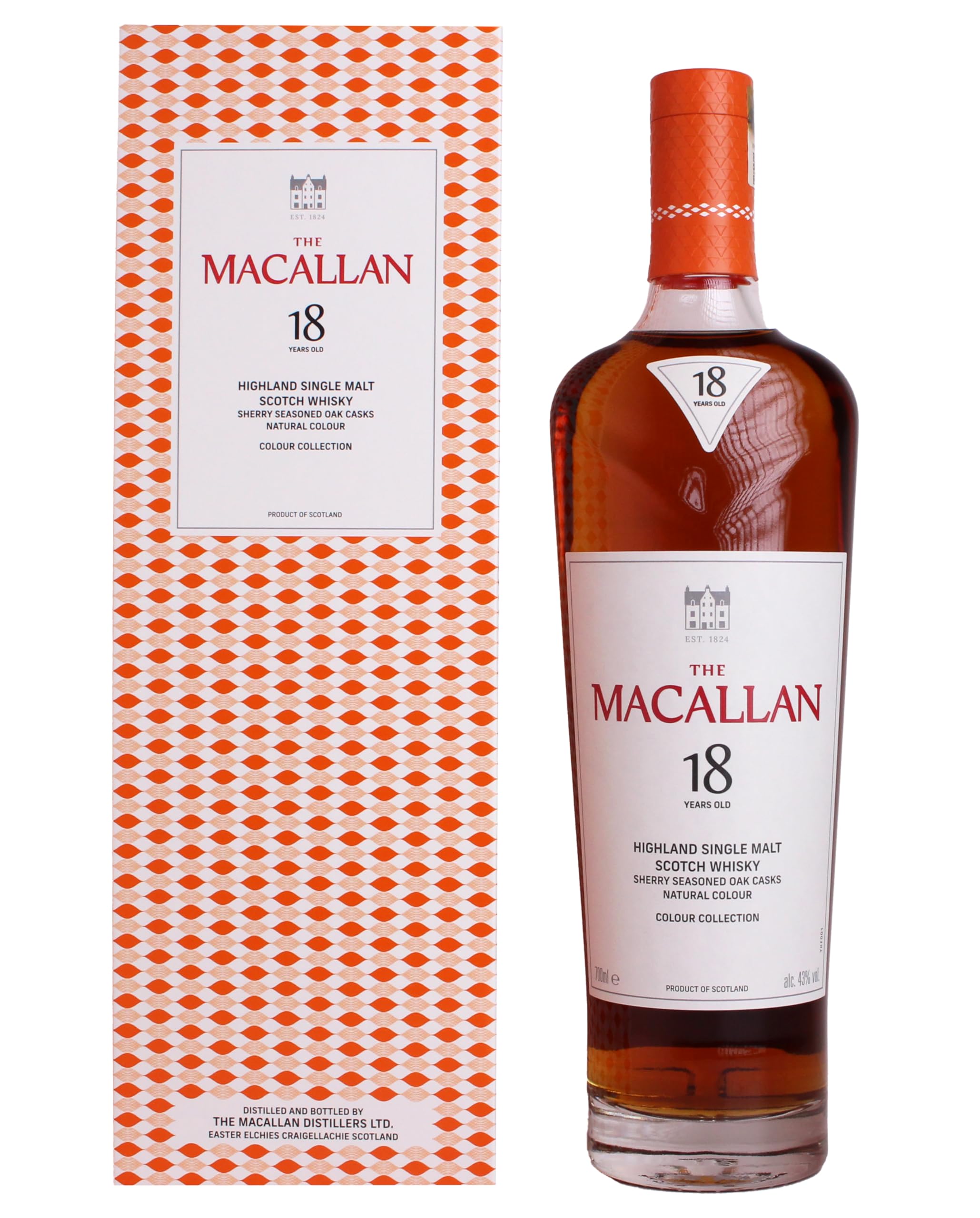 THE MACALLAN 18 マッカランカラーコレクション 700ml 43% Amazon.co.jp: ザ マッカラン 18年 カラーコレクション 43