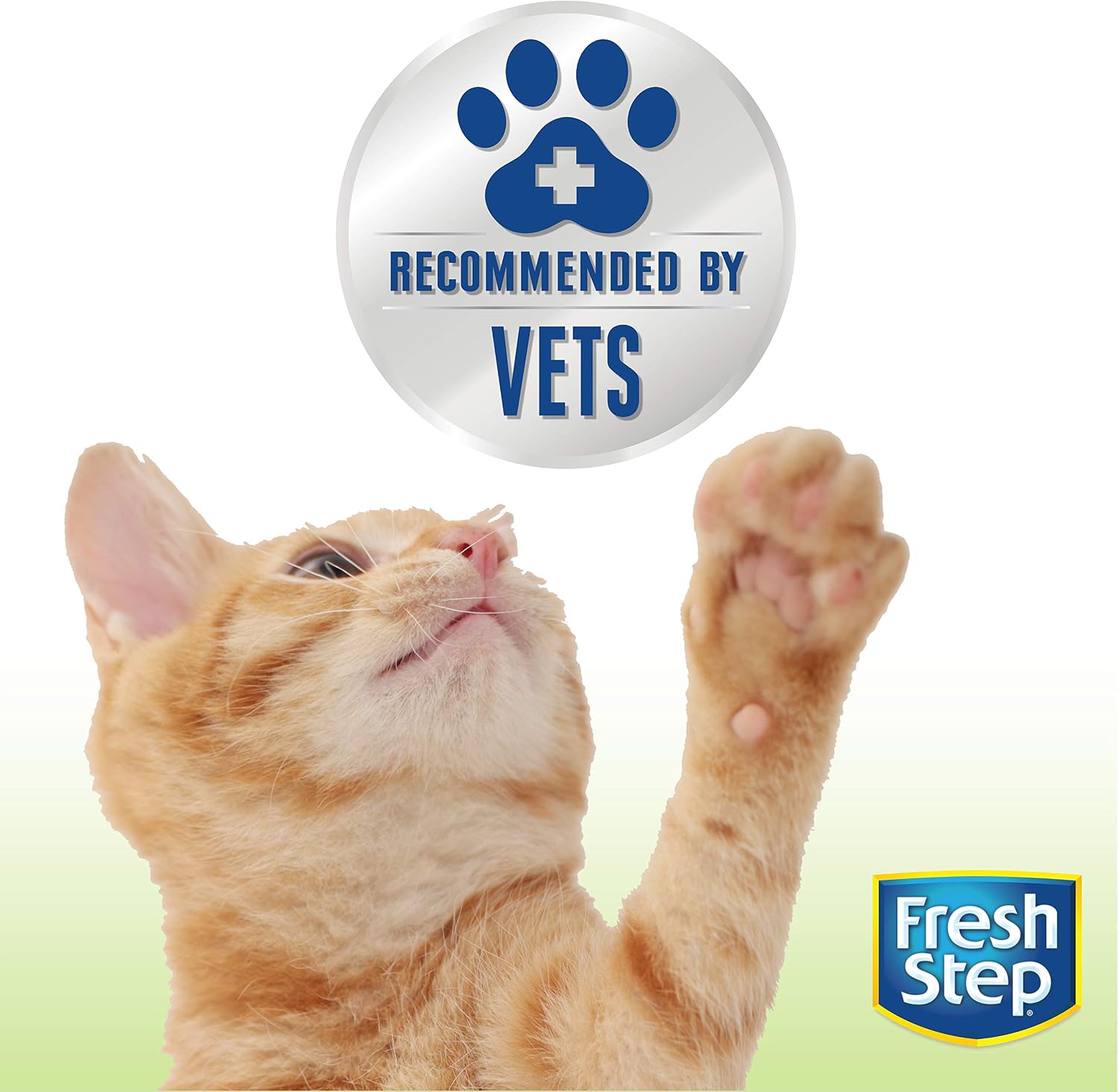 Fresh Step Clean Paws Simply Unscented Clumping Cat Litter, Recommended by Vets - 34.2 Pounds (Package May Vary)