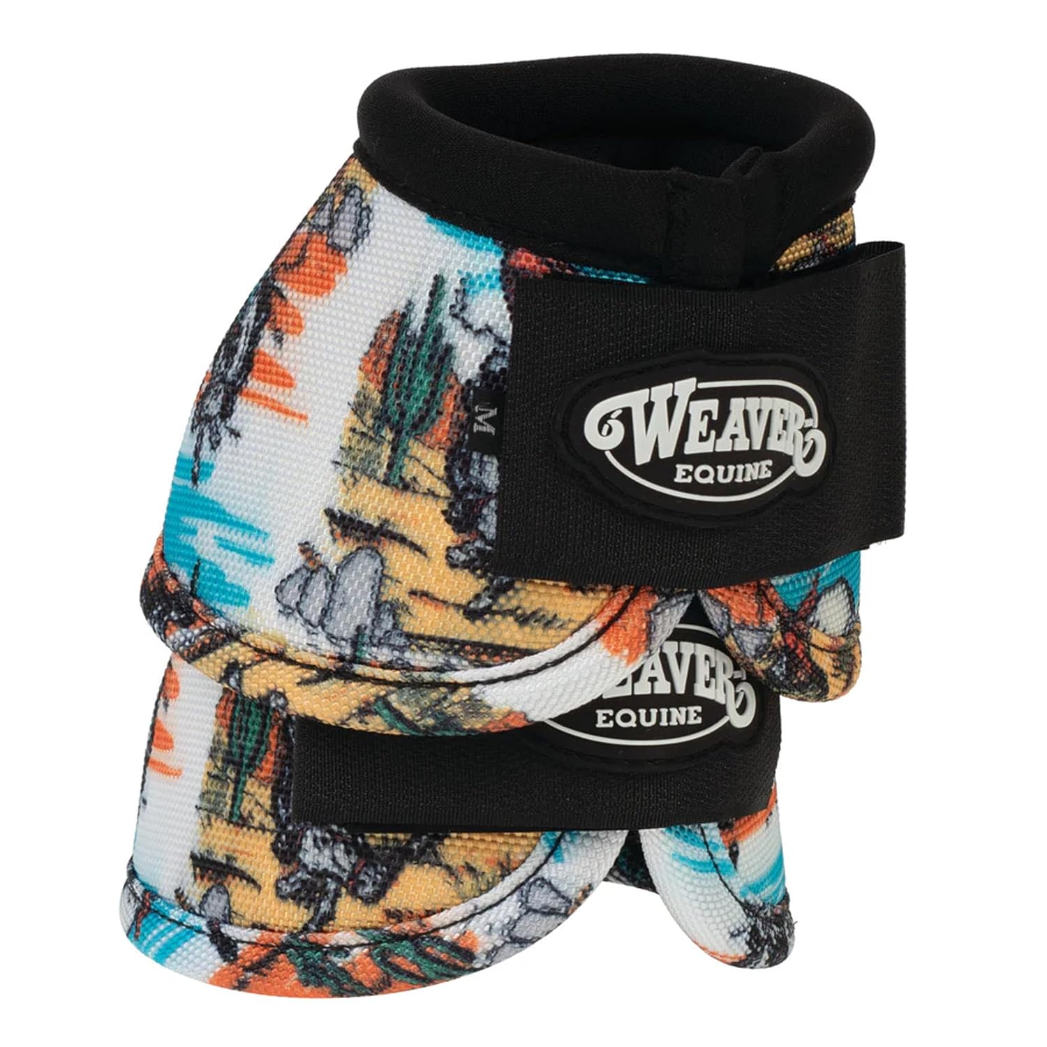 Weaver Leather Bucking Bronc Large No Turn Bell Boots