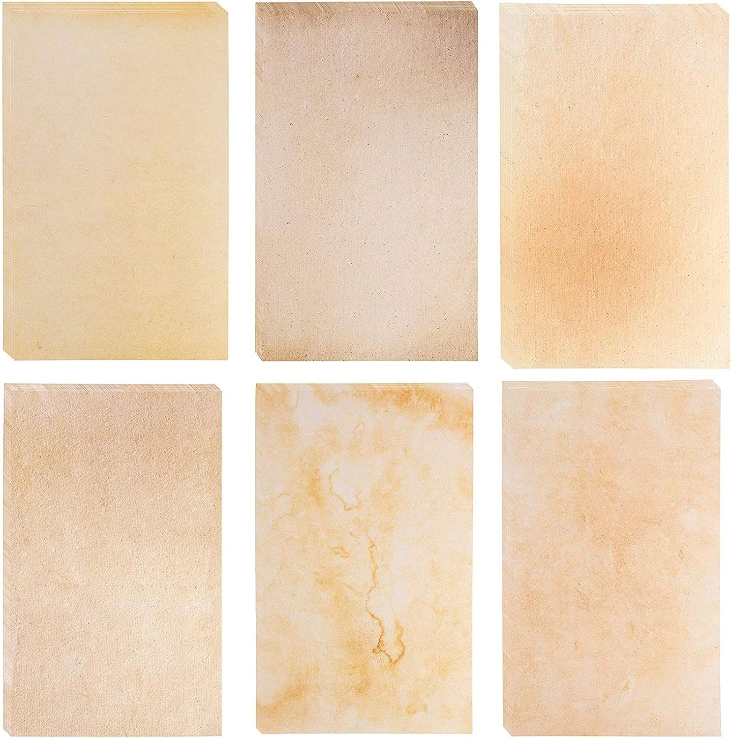 Vintage Parchment Stationery Paper for Writing Letters (8.5 x 14 In, 48 Sheets)