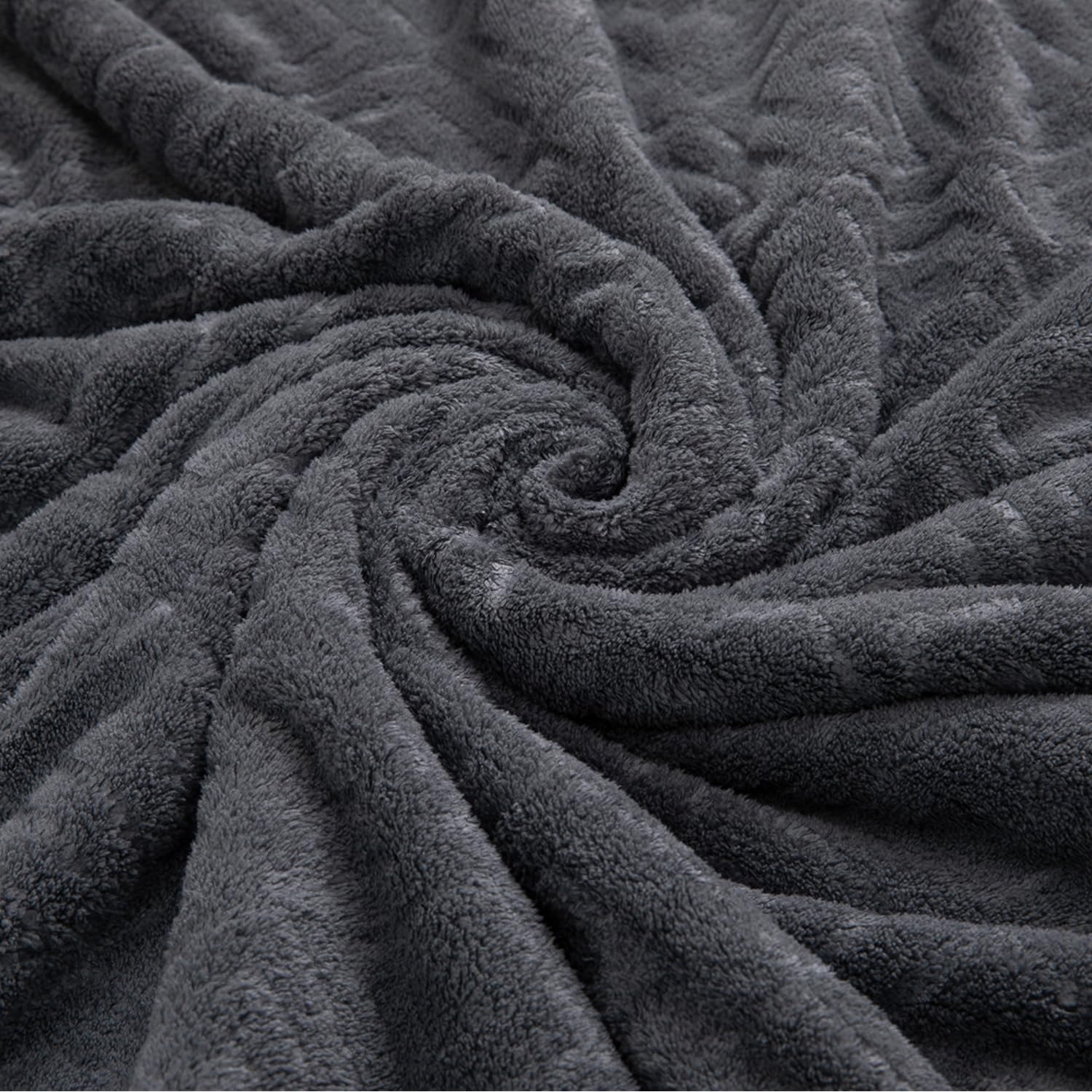 Smuge 18-Piece Bath Towel Set, Include 6 Bath Towel Sheets, 6 Hand Towels and 6 Washcloths - Highly Absorbent Quick Dry 100% Microfiber,Ultra Soft Bathroom Towel Set (Dark Gray) - Image 8