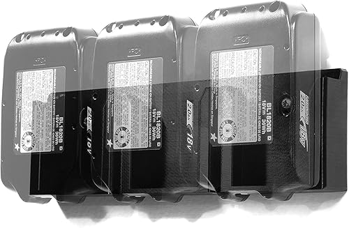 Soporte Spartan para batería Makita de 18 V  Soporte de gancho de pared  Almacenamiento de herramientas eléctricas  Blog DIY sala de manualidades