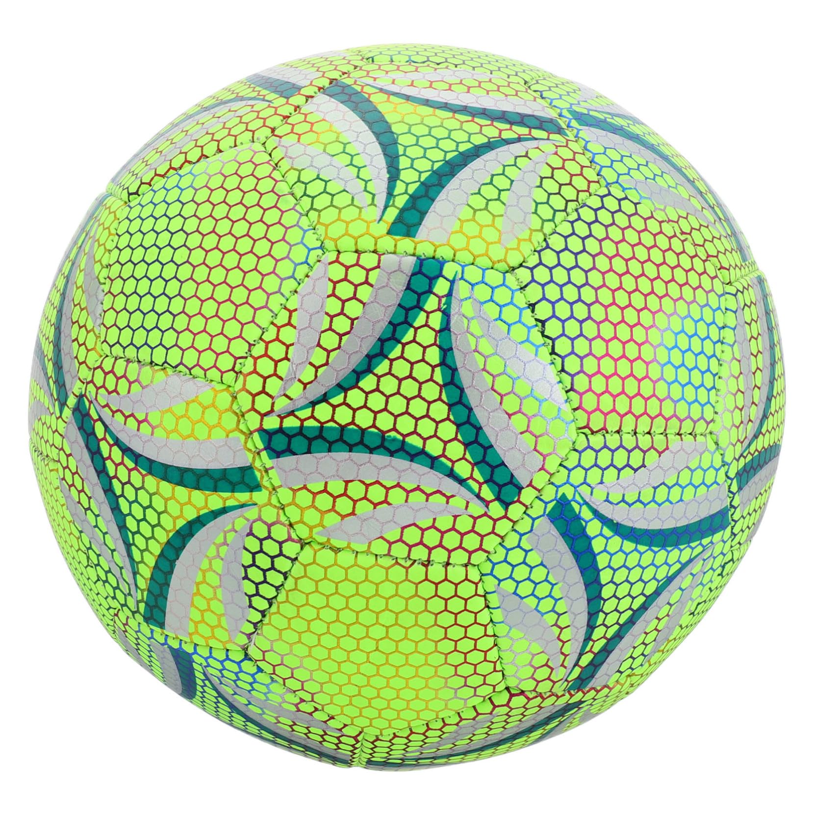 Pallone da Calcio Fluorescente Misura 5 Resistente e Sicuro per Allenamento e Partite Adolescenti visibilità Potenziata per Gioco Notturno all Aperto