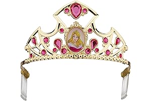Aurora Crown Princess Tiara for Children: Shimmering Headpiece Inspired by Sleeping Beauty