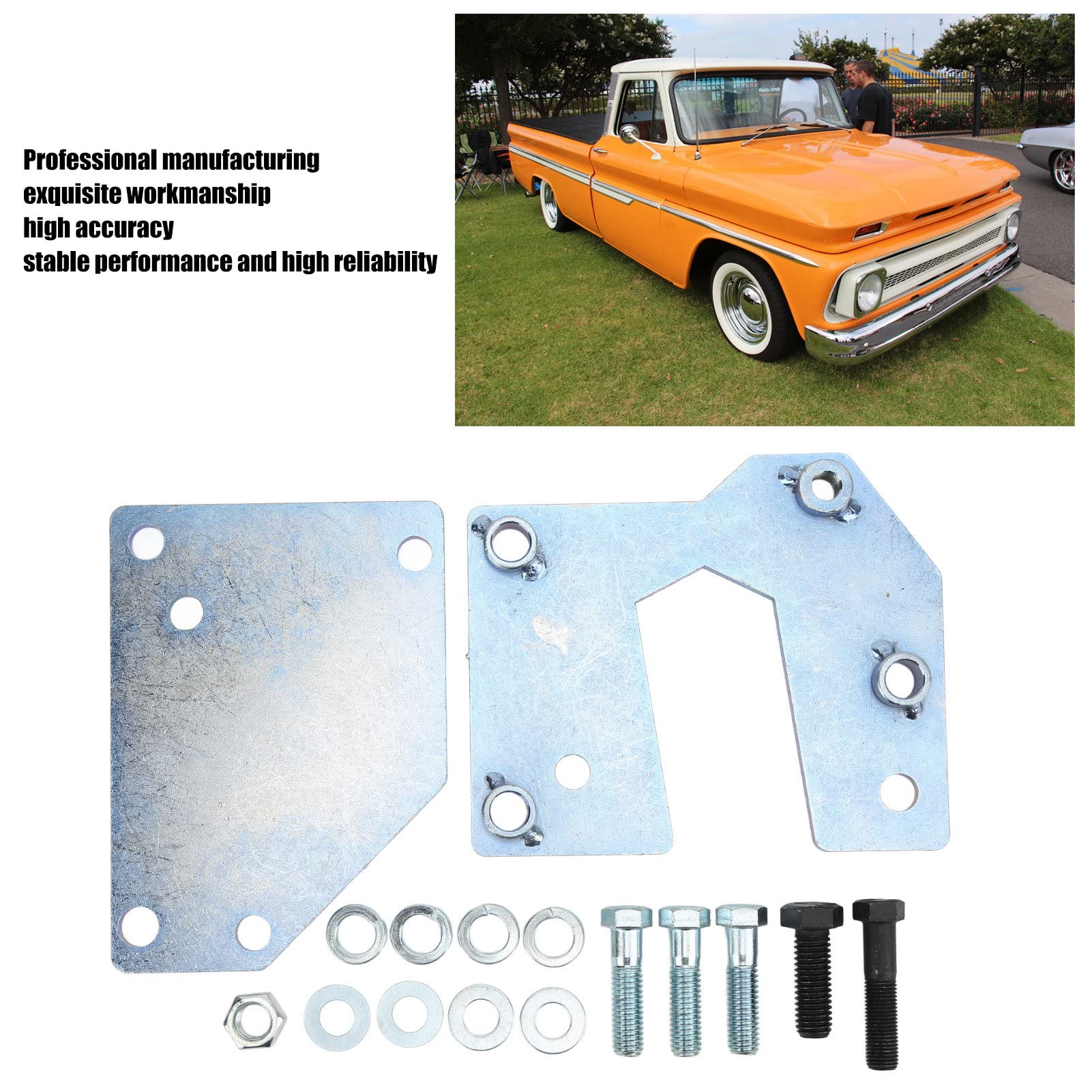 Potężny Metalowy Zestaw do Konwersji Wspomagania Montażu do C10 Pickup 1960–1966, Dopasowanie do Ciężarówki 1000 Serii 1960–1966, łatwa Instalacja dla Entuzjastów Akcesoriów Samochodowych