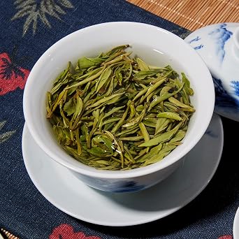 ChaWuWarmSun-[S] MaoFeng Green Tea Loose Leaf,1.75oz/50g,HuangShan Mao Feng Chinese Tea