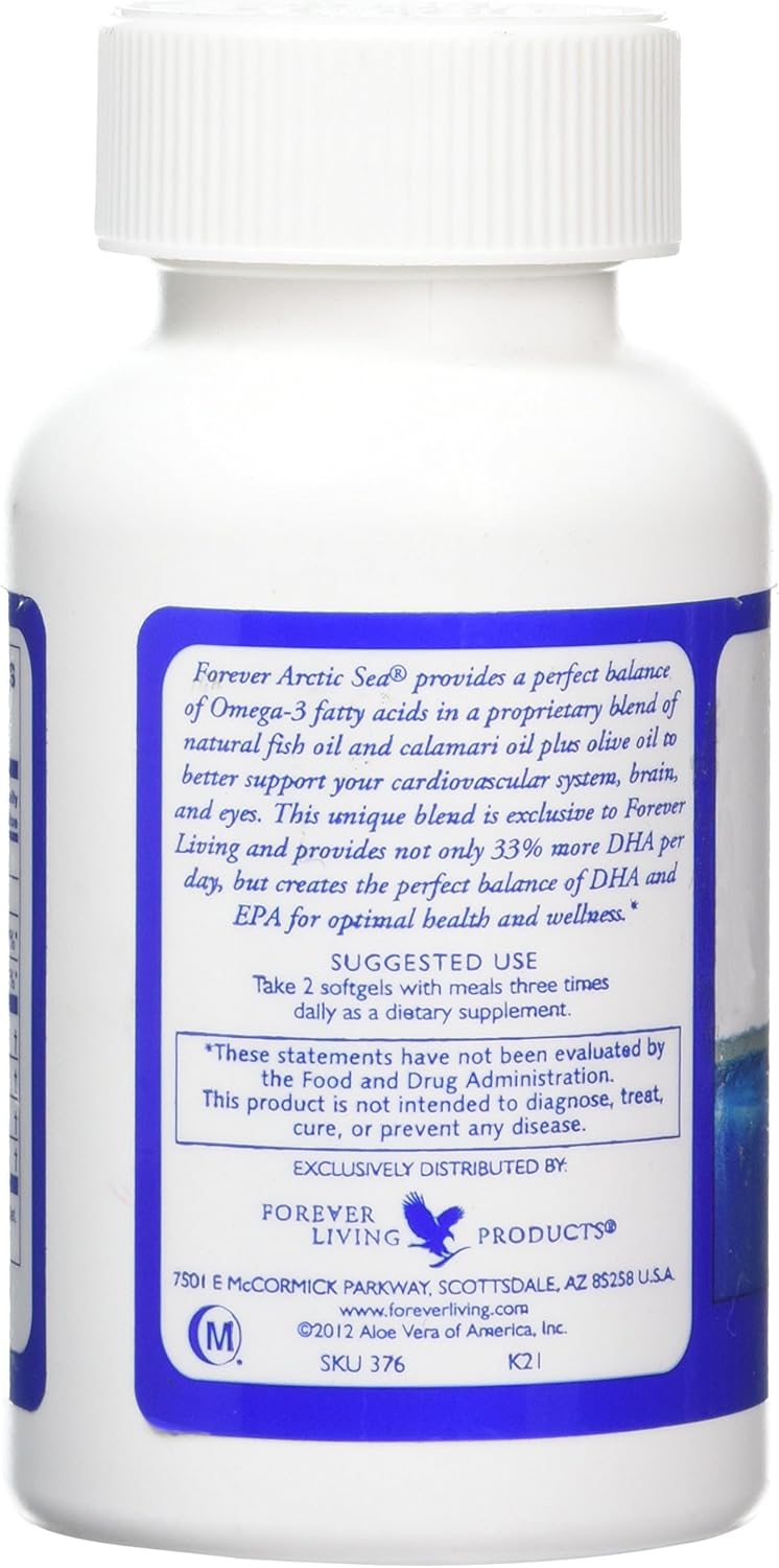 Forever Arctic SeaOmega3 fatty acids — Original 120 Softgels BigaMart