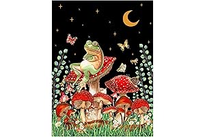 VeGuude Diamond Painting Kits for Adults: Mushroom 5D Diamond Art Kits for...